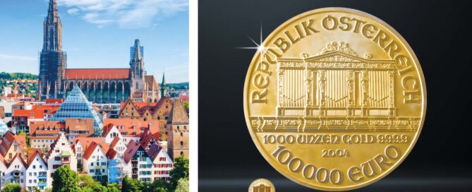 Eröffnung der pro aurum Filiale in Ulm mit Rekord-Goldmünze „Big Phil“