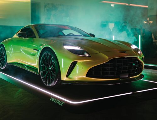 Präsentation des neuen Aston Martin Vantage in Ulm: Sportwagen-Legende trifft auf Sensations-Münze