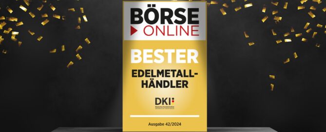 pro aurum – Gesamtsieger beim Edelmetallhändlertest von Börse online