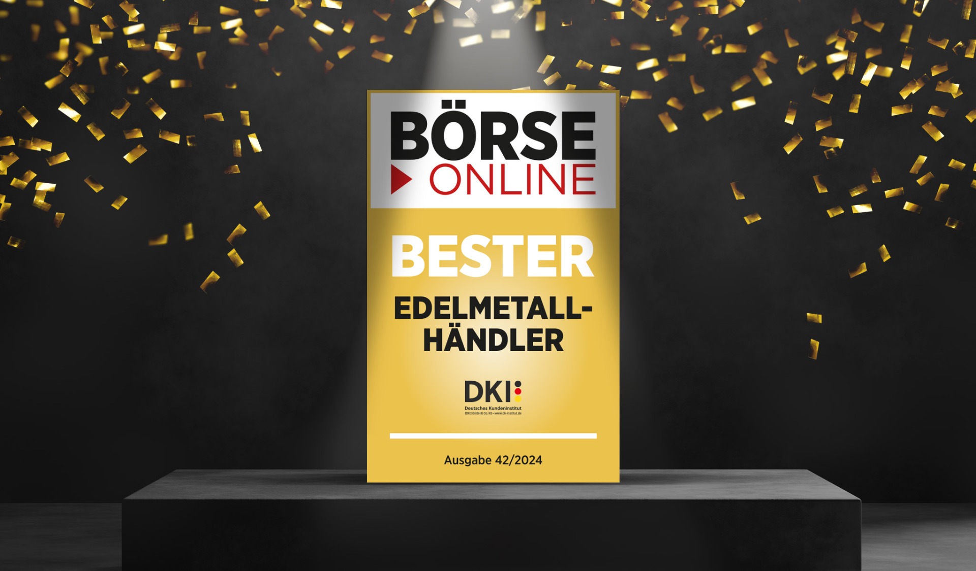 pro aurum – Gesamtsieger beim Edelmetallhändlertest von Börse online