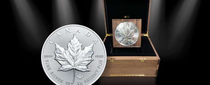 Ein Meisterwerk in Silber: Die neue 10-Kilogramm-Silbermünze aus Kanada