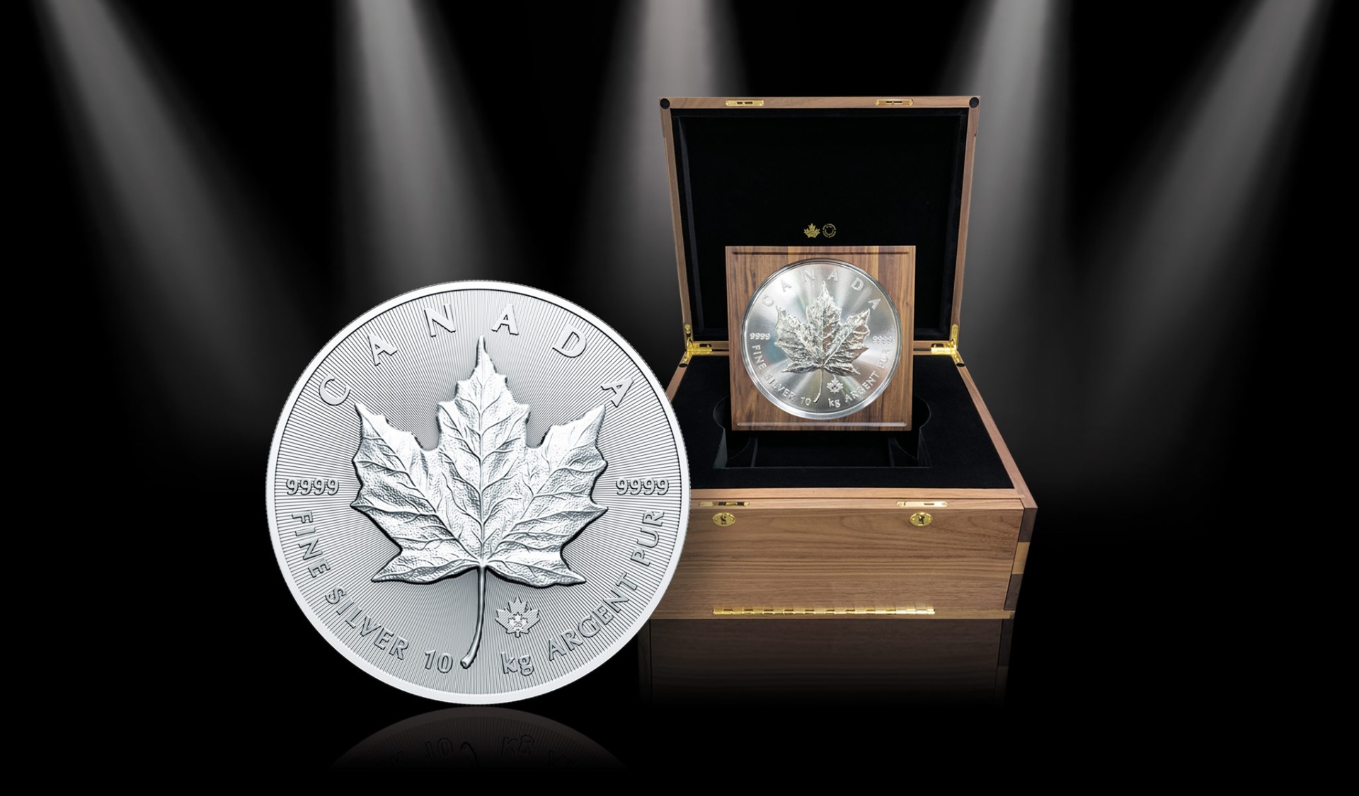 Ein Meisterwerk in Silber: Die neue 10-Kilogramm-Silbermünze aus Kanada
