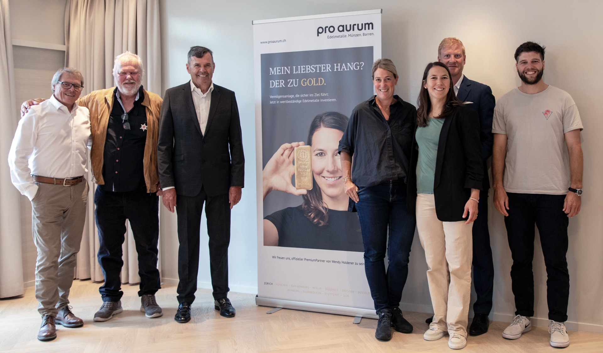 Frühstück mit Goldfaktor – Wendy Holdener zu Gast bei pro aurum Schweiz