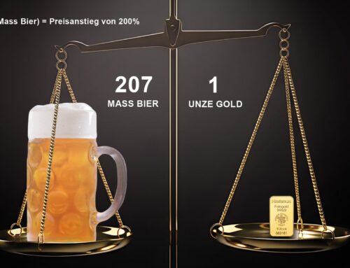 Wiesnbier-Gold-Ratio 2025: Mit einer Unze Gold so viel Bier wie seit vier Jahrzehnten nicht