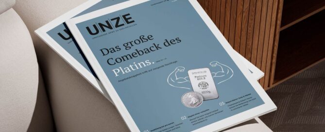 Neue UNZE-Ausgabe erschienen: Gold-Rekorde, Platin-Insights & Tipps für Ihr Portfolio
