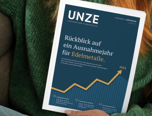 pro aurum Magazin „UNZE“ – Rückblick auf ein verrücktes Edelmetalljahr