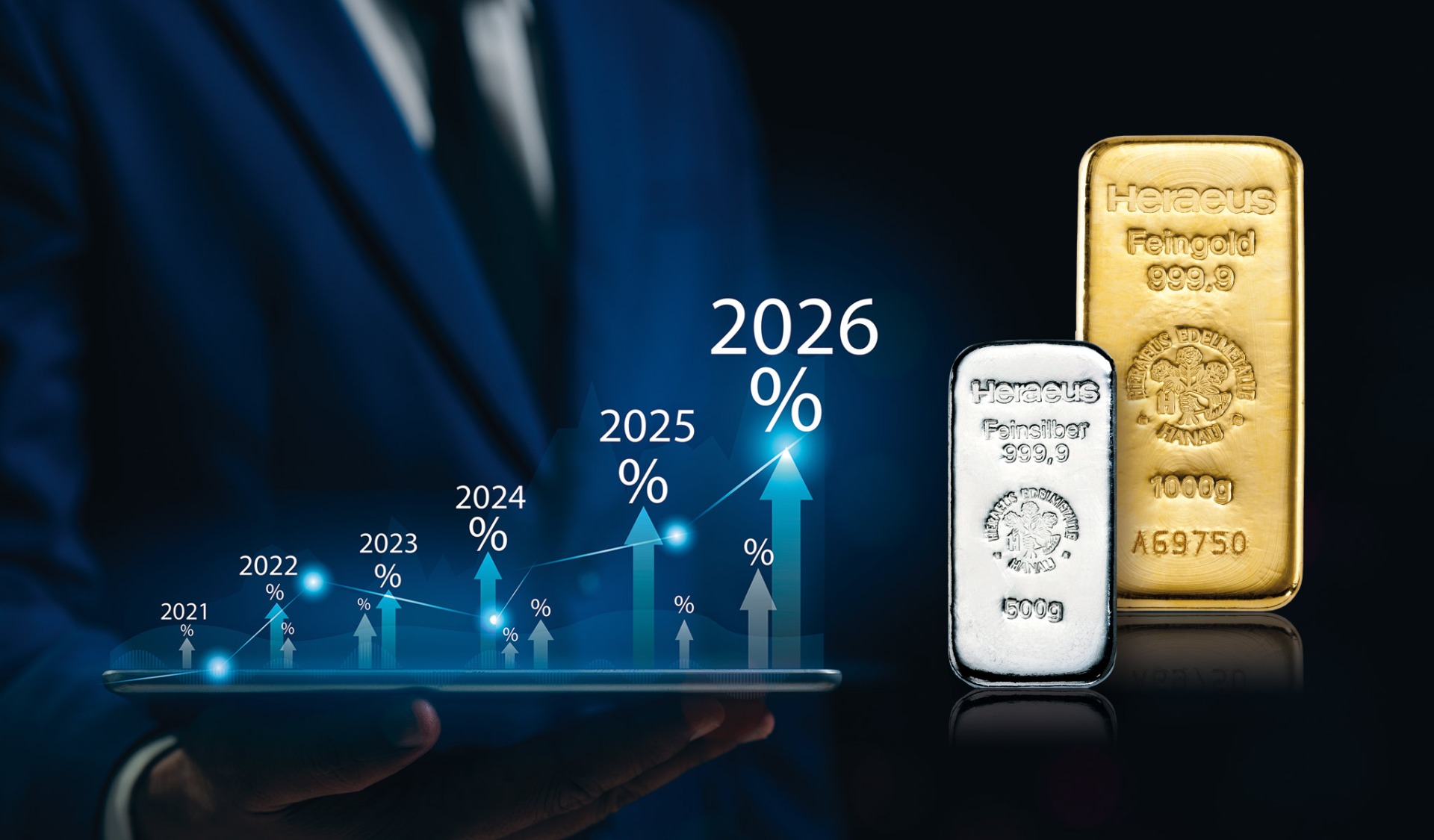 Jahresausblick bei Gold, Silber & Co. tendenziell positiv