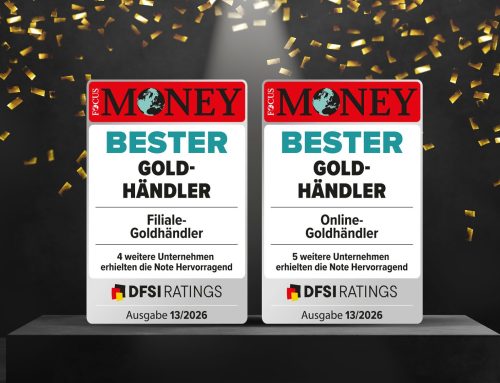 Edelmetallhändlertest – pro aurum wieder mit Bestnoten ausgezeichnet